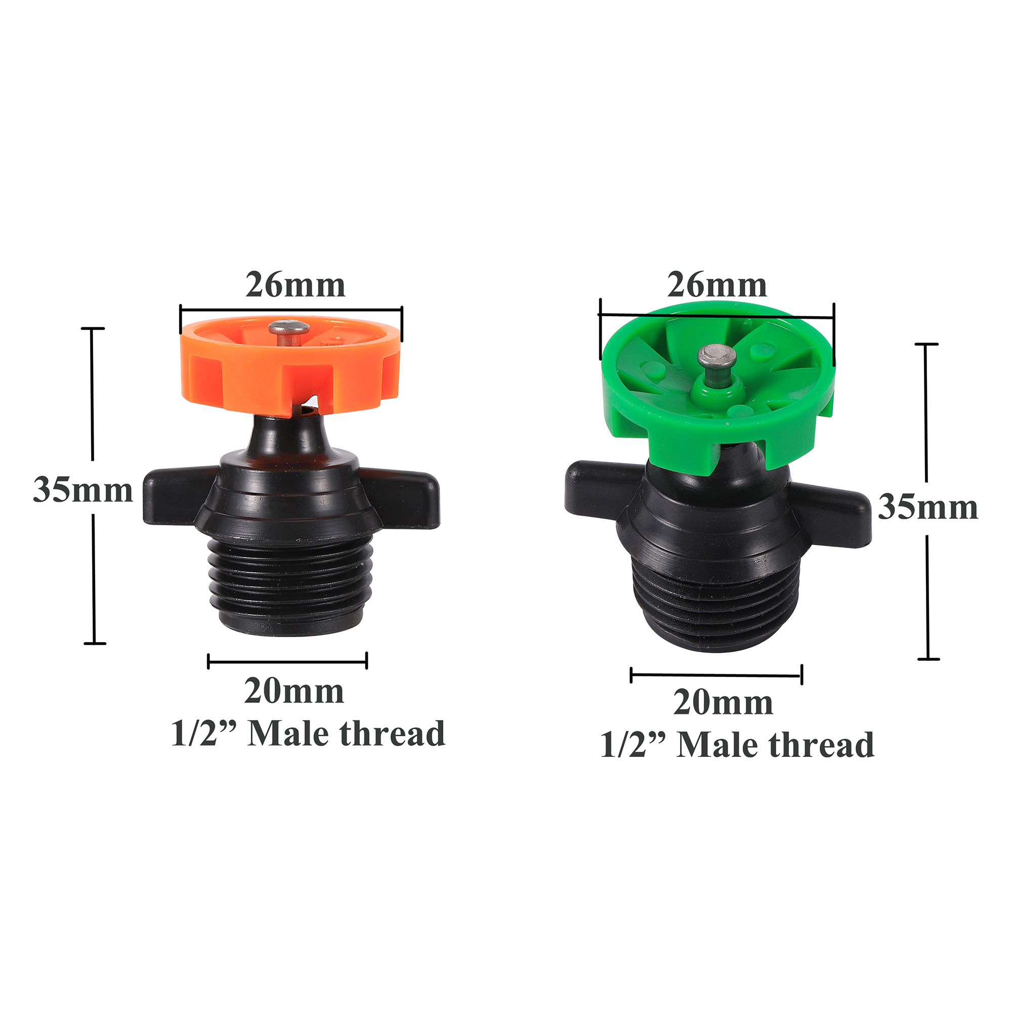10Pcs Garden Sprinkler 360° Ro - đánh giá và giá Agriculture Farming Systems