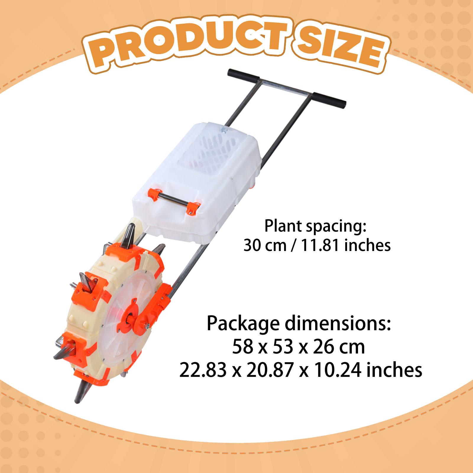 Hand Push Seeder Fertilizer, C - đánh giá và giá Manual Seeder Hand